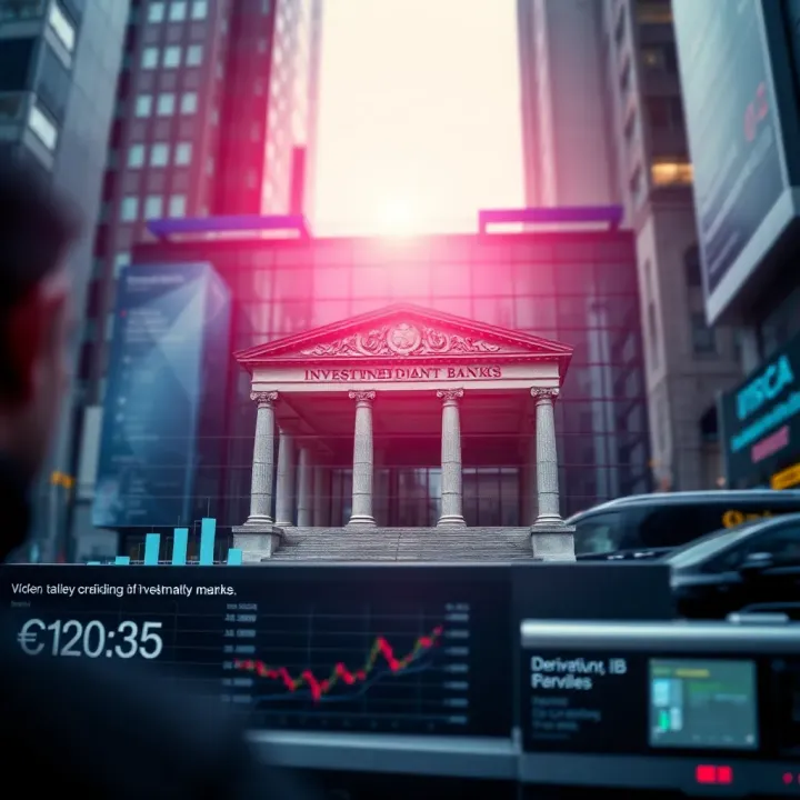 Role of Investment Banks in Derivative Markets Chart showing the role and impact of investment banks in derivative trading and risk management