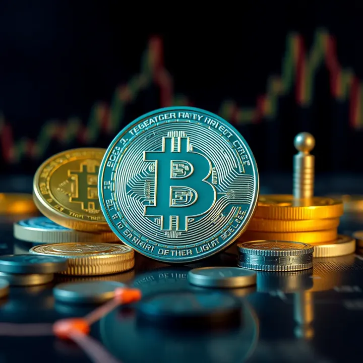 Governmental Regulations Affecting Bitcoin's Market Value Illustration of regulatory symbols alongside bitcoin representing governmental impact on cryptocurrency value