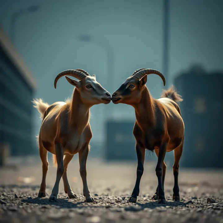 Capital Sharing in Goat Funded Trading Arrangements Illustration showing a financial partnership symbolizing capital sharing between two parties