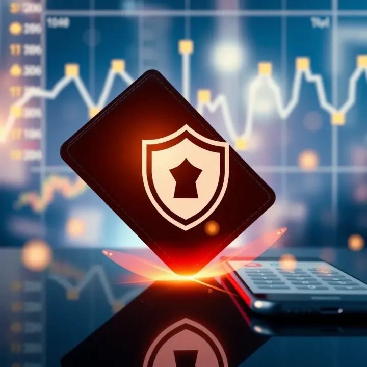 Illustration of secure online payment with shield symbol and mobile device