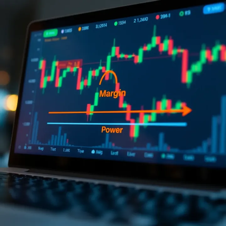 Margin and Trading Power in Forex Diagram showing the relationship between margin and trading power in forex markets