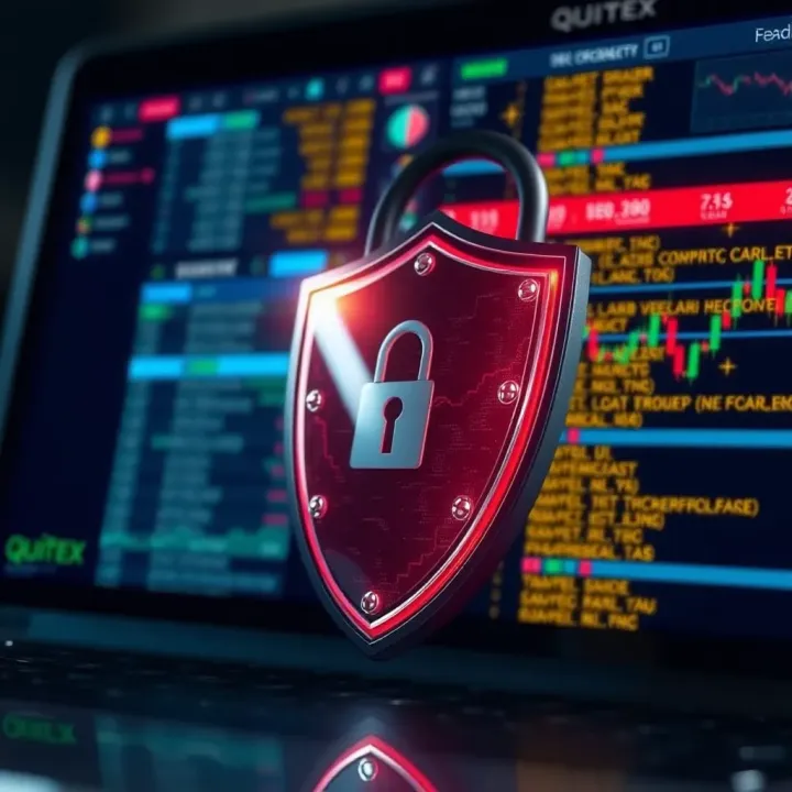 Securing Your Trading Deposits and Managing Fees on Quotex Security shield protecting online trading transactions and financial data