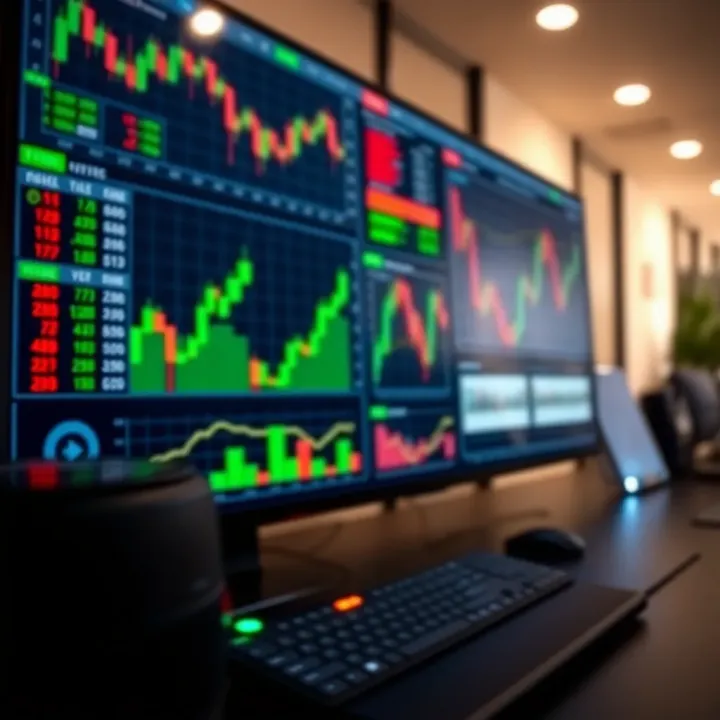 Utilizing Trading Dashboards for Smarter Investment Decisions Dashboard displaying various trading tools and charts used in investment strategy planning