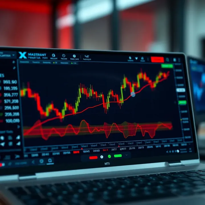 XMaster Formula Indicator interface displaying trend lines and oscillators on MT5 trading platform