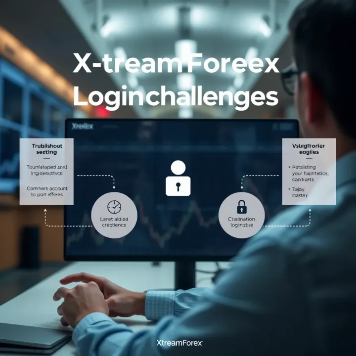 Visual Guide to Resolving XtreamForex Login Challenges Diagram illustrating troubleshooting common login issues on XtreamForex platform